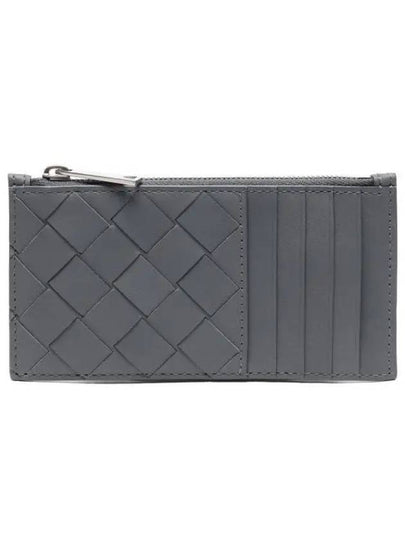 Intrecciato Zipper Card Wallet Thunder - BOTTEGA VENETA - BALAAN 2