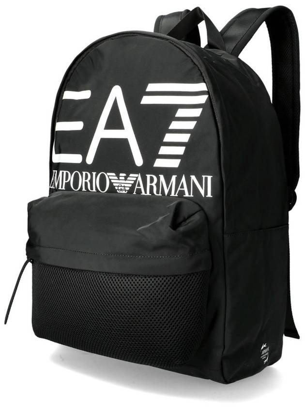 EA7 Logo Print Backpack Black - EMPORIO ARMANI - BALAAN 2