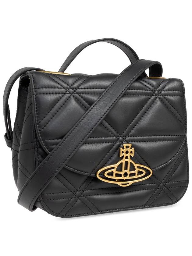 Linda ORB Logo Cross Bag Black - VIVIENNE WESTWOOD - BALAAN 5