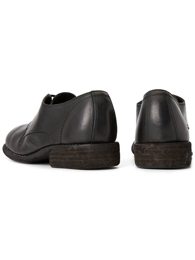 992 Horse Leather Classic Derby Shoes Black - GUIDI - BALAAN 7