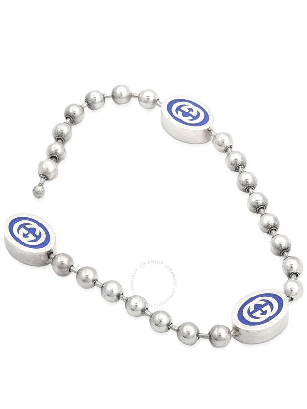 Interlocking G Boule Chain Bracelet Silver - GUCCI - BALAAN 4