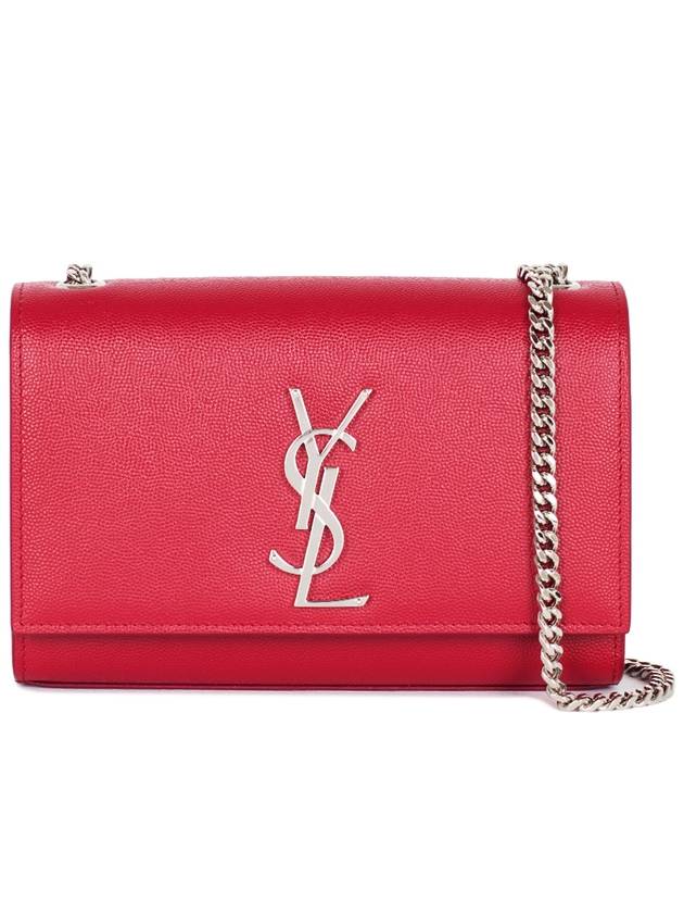 Monogram Kate Satchel Bag 469390 BOW0N 6327 Red - SAINT LAURENT - BALAAN 1