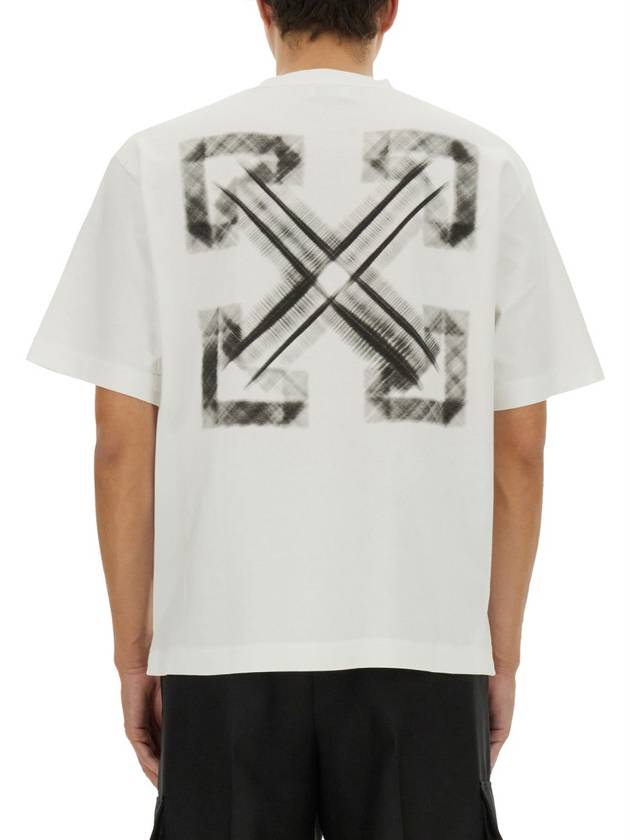 T-SHIRT WITH LOGO - OFF WHITE - BALAAN 3