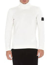 Shadow Project Wool Turtleneck White - STONE ISLAND - BALAAN 7