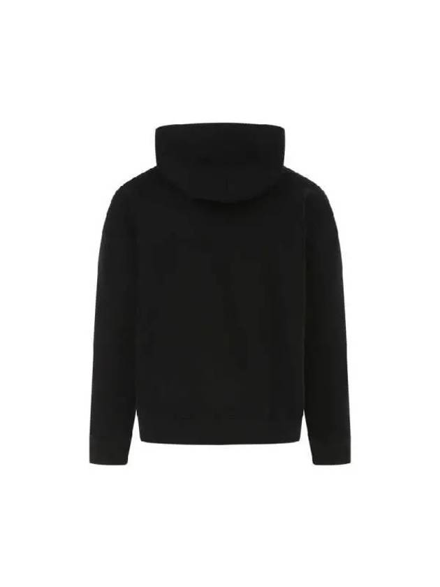 Maxi V Logo Hoodie Black - VALENTINO - BALAAN 3