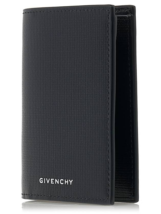 4G Classic Leather Half Wallet Black - GIVENCHY - BALAAN 3