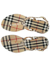 Vintage Check Lambskin Sandals Archive Beige - BURBERRY - BALAAN 4