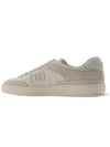 Interlocking G Suede Low-Top Sneakers White - GUCCI - BALAAN 4