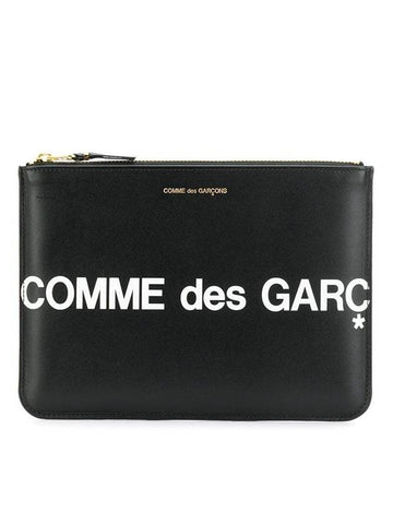 COMME DES GARÇONS PLAY WALLET HUGE LOGO - COMME DES GARCONS PLAY - BALAAN 1