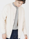 Silket Cable Round neck Cardigan Ivory - CHANCE'S NOI - BALAAN 4