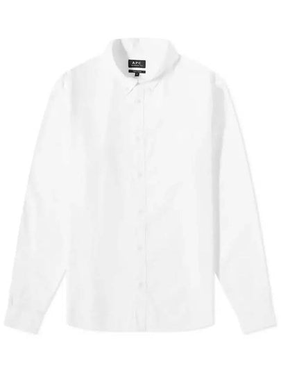 Edouard Long Sleeve Shirt White - A.P.C. - BALAAN 2