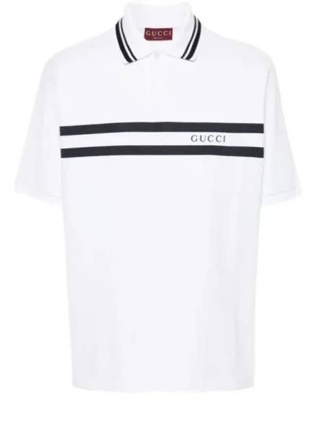 Logo Print Polo Shirt 788016XJGJX - GUCCI - BALAAN 2