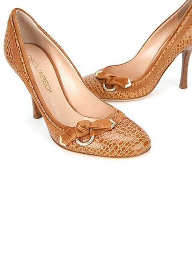 6504 BROWN Knotting Pumps - DSQUARED2 - BALAAN 1