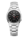 Men's Automatic Metal Watch Silver Black - SEIKO - BALAAN 2