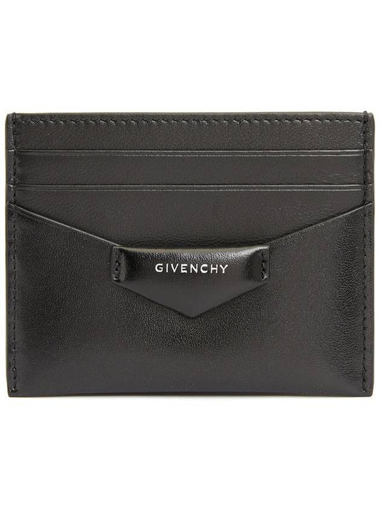 Box Antigona Leather Card Wallet Black - GIVENCHY - BALAAN 2