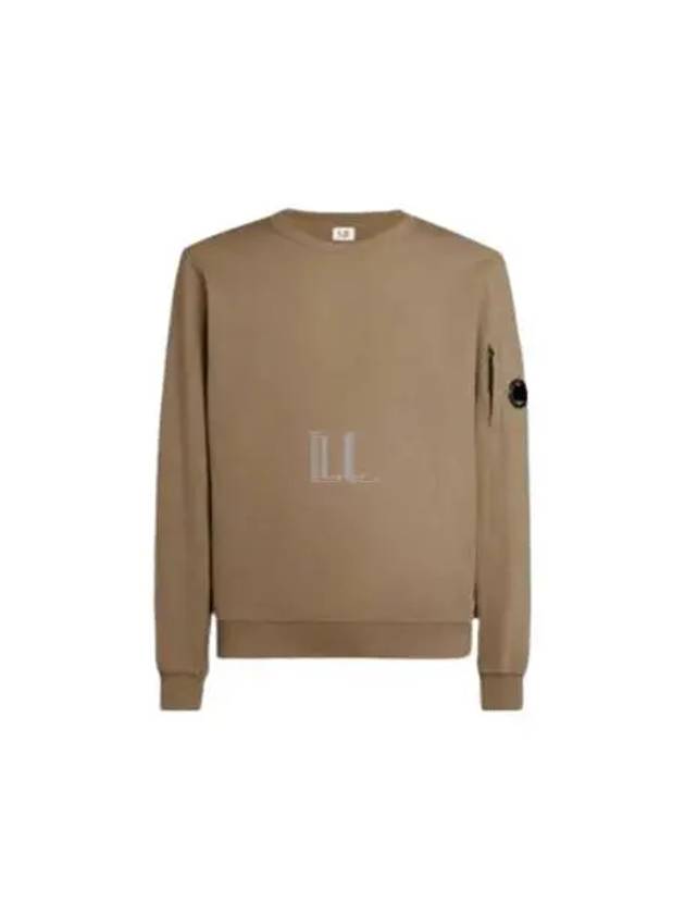 Light Fleece Sweatshirt Green - CP COMPANY - BALAAN 2