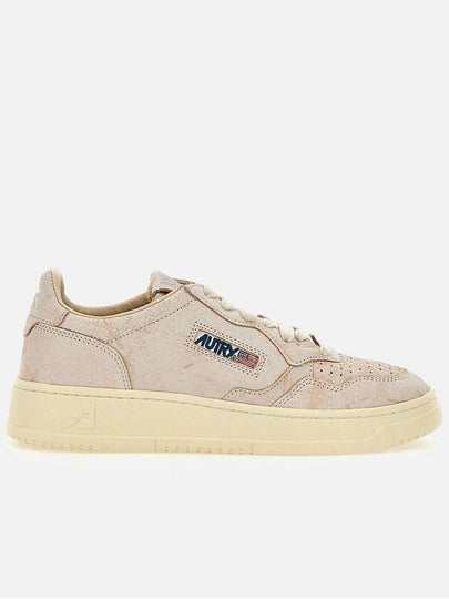 Medalist Leather Low-Top Sneakers Beige - AUTRY - BALAAN 2