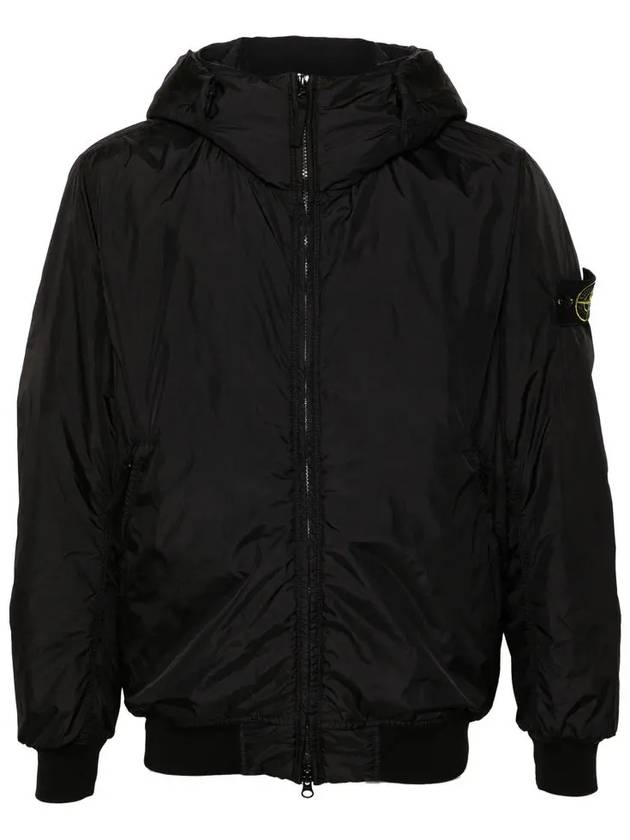 Crinkle Reps R NY Padding Black - STONE ISLAND - BALAAN 3