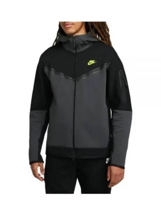 Nike Tech Fleece Windrunner Hooded Jacket Black - NIKE - BALAAN 2