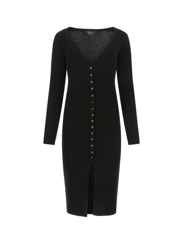 Black Wool Dress 2A210AN0990 M0110998201 - BLUMARINE - BALAAN 1