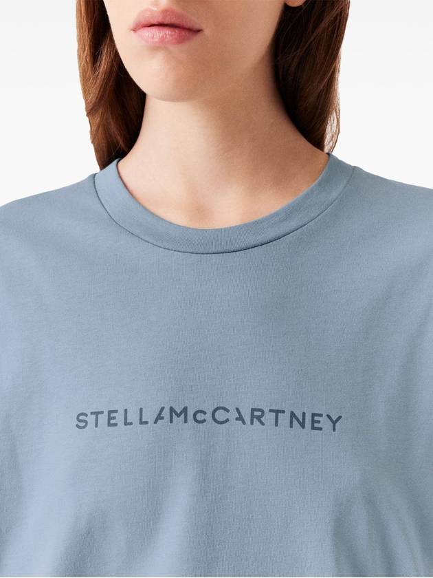 Logo Oversized Cotton T-Shirt - STELLA MCCARTNEY - BALAAN 5