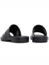 3D Logo Flat Slippers Black - SALVATORE FERRAGAMO - BALAAN 7