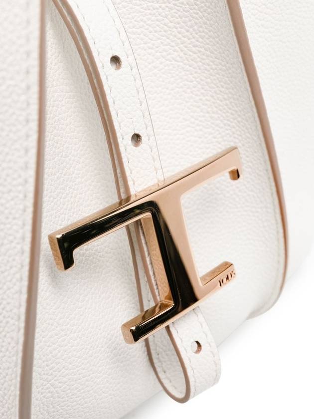 T Timeless Leather Shopping Mini Tote Bag White - TOD'S - BALAAN 7