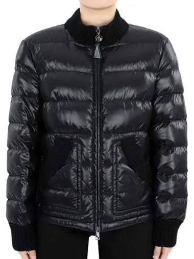 Women s ARCELOT Knit Cuff Down Padded Jacket Black 1A00015 5963V 999 1217284 - MONCLER - BALAAN 1