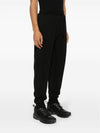 Wappen Patch Drawstring Track Pants Black - STONE ISLAND - BALAAN 4