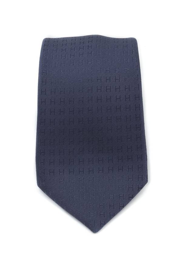 Faconnee H Tie Grey - HERMES - BALAAN 1