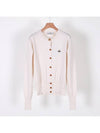 Bea Logo Cardigan Cream - VIVIENNE WESTWOOD - BALAAN 2