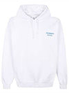 Embroidery Logo Hoodie White - VETEMENTS - BALAAN 2