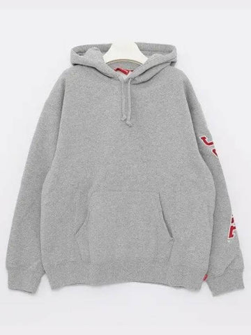 Sleeve side logo sweatshirt hoodie men s FW23SW49 HTH GRAY 1040097 - SUPREME - BALAAN 1