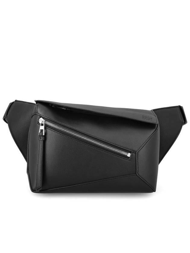 Puzzle Small Calfskin Belt Bag Black - LOEWE - BALAAN 2