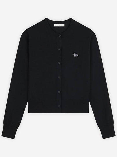 Baby Fox Patch Regular Cardigan Black - MAISON KITSUNE - BALAAN 2