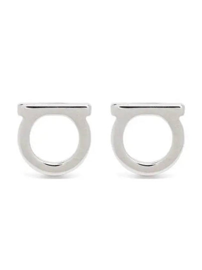 Ferragamo Gancini silver earrings 760120 002 - SALVATORE FERRAGAMO - BALAAN 2