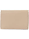 Folded Leather Card Wallet Taupe Beige - ACNE STUDIOS - BALAAN 3