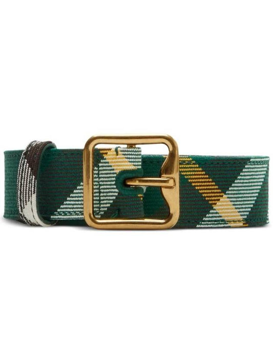 check pattern buckled belt - BURBERRY - BALAAN 1