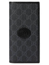 Interlocking G Long Wallet Black - GUCCI - BALAAN 2