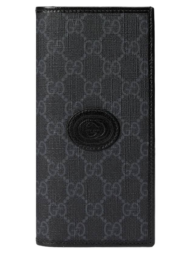 Interlocking G Long Wallet Black - GUCCI - BALAAN 2