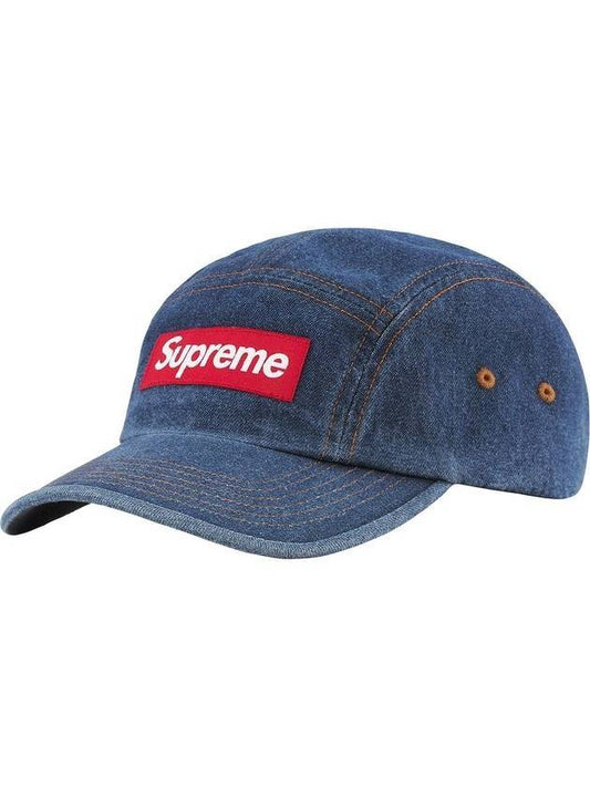 Washed Chino Twill Camp Ball Cap Denim - SUPREME - BALAAN 1