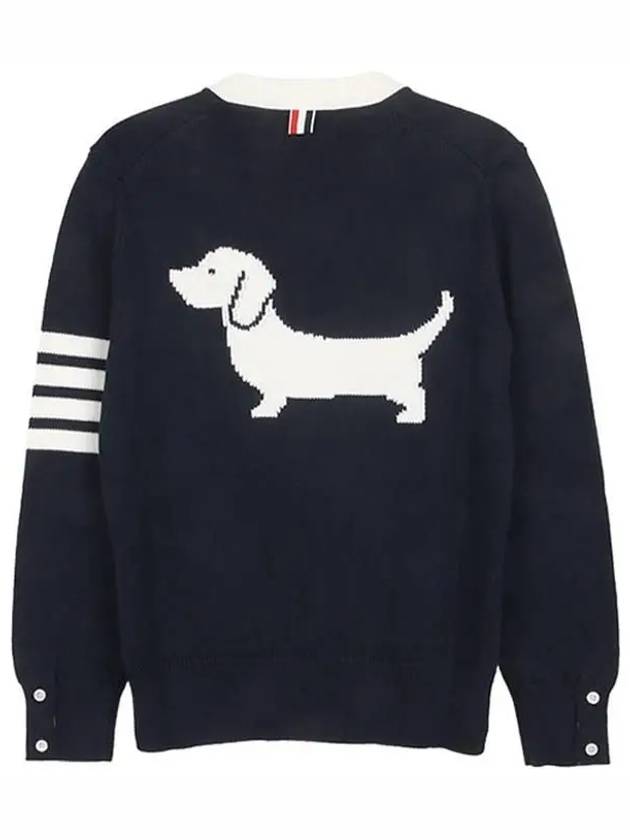 Thome Browne 4 Bar Cardigan Navy - THOM BROWNE - BALAAN 7