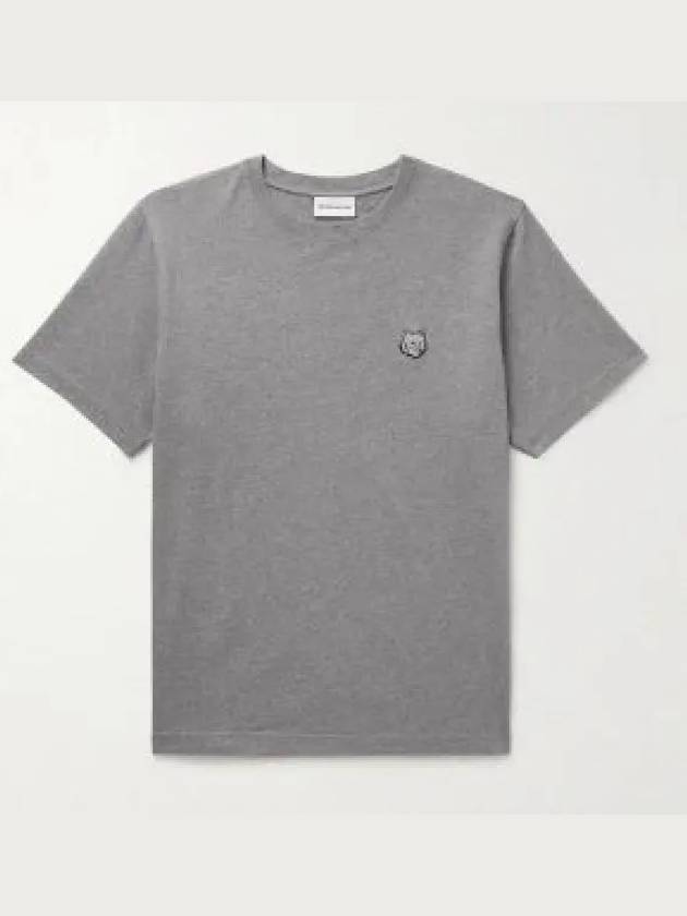 Bold Fox Head Patch Comfort Short Sleeve T-Shirt Grey - MAISON KITSUNE - BALAAN 2