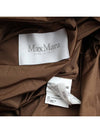 Brown silk blend one piece trench coat 55 66 - MAX MARA - BALAAN 3