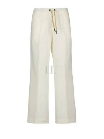 Grenoble Logo Track Pants Off White - MONCLER - BALAAN 2