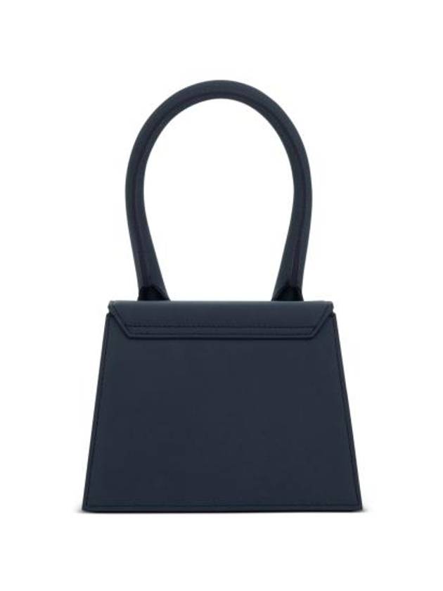 Le Chiquito Moyen Signature Shoulder Bag Dark Navy - JACQUEMUS - BALAAN 4