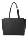 Gemini Leather Tote Bag Black - SALVATORE FERRAGAMO - BALAAN 4