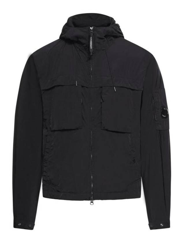 Chrome R Hooded Jacket Black - CP COMPANY - BALAAN 1