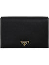 Saffiano Document Clutch Bag Black - PRADA - BALAAN 2