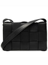 Intrecciato Cassette Cross Bag Black - BOTTEGA VENETA - BALAAN 1